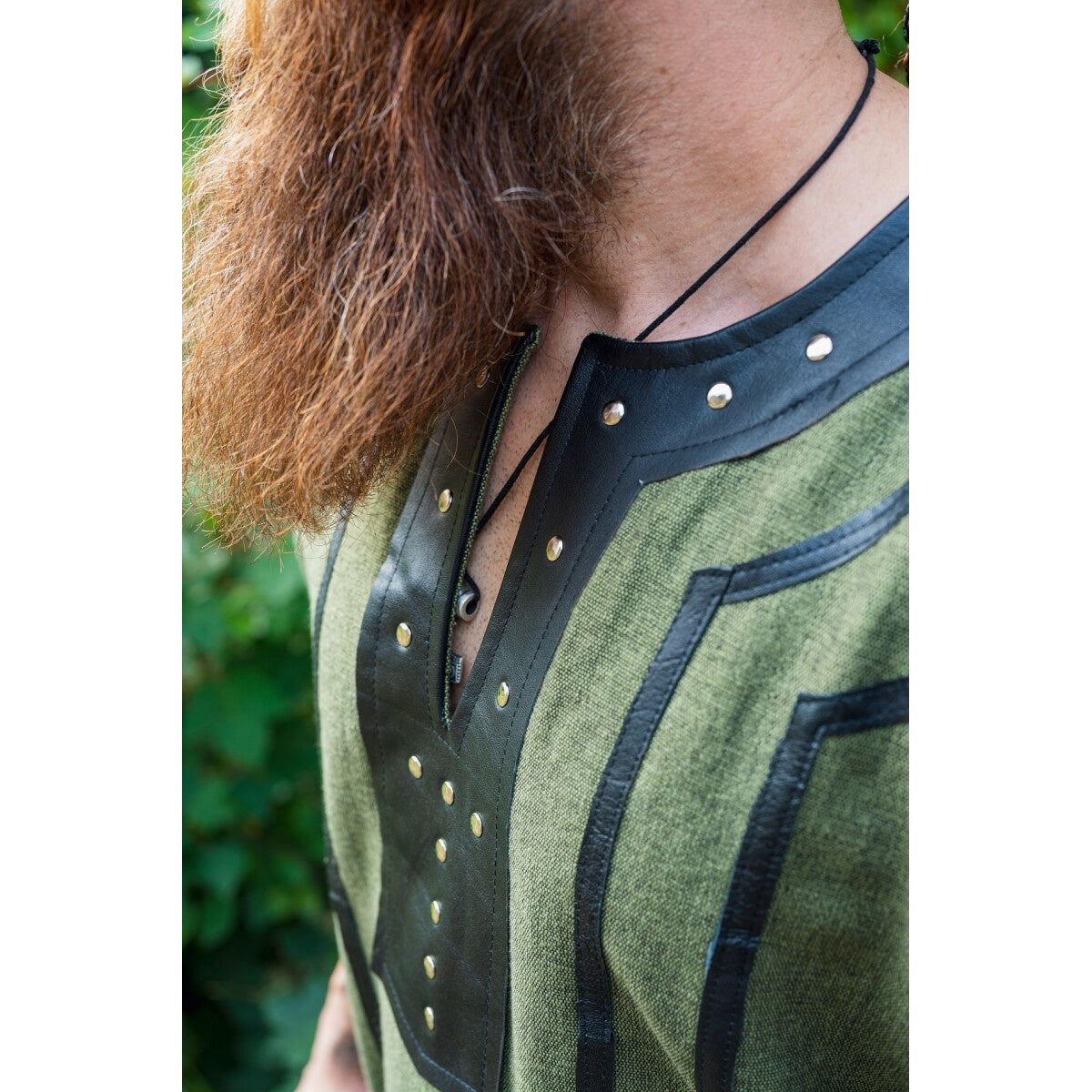 Product image Medieval Viking Tunic Rollo Short Sleeve Green