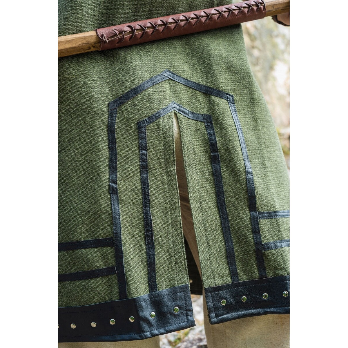 Product image Medieval Viking Tunic Rollo Short Sleeve Green