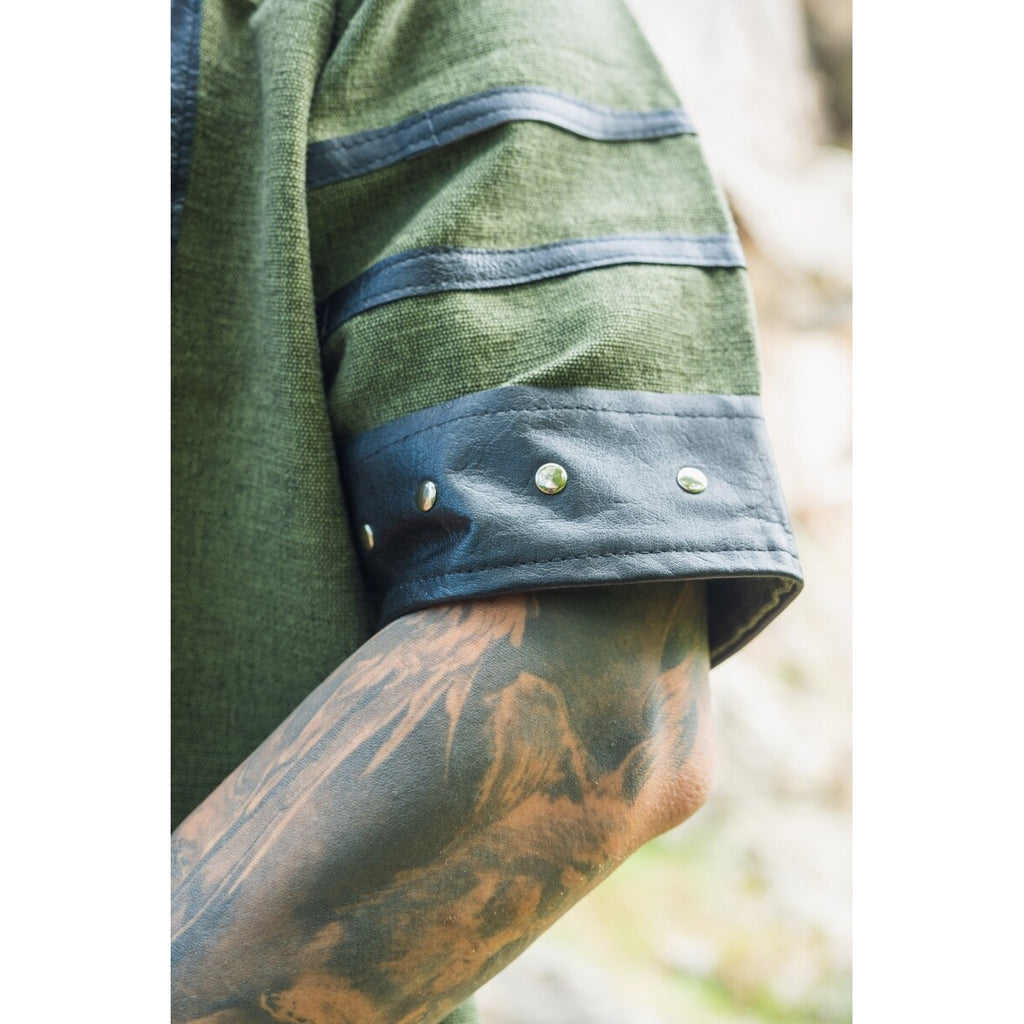 Product image Medieval Viking Tunic Rollo Short Sleeve Green