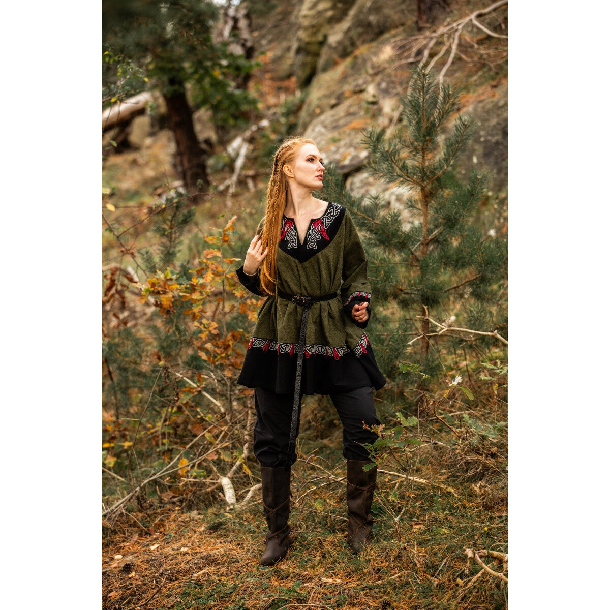 Product image Medieval Viking Tunic Freydis olive