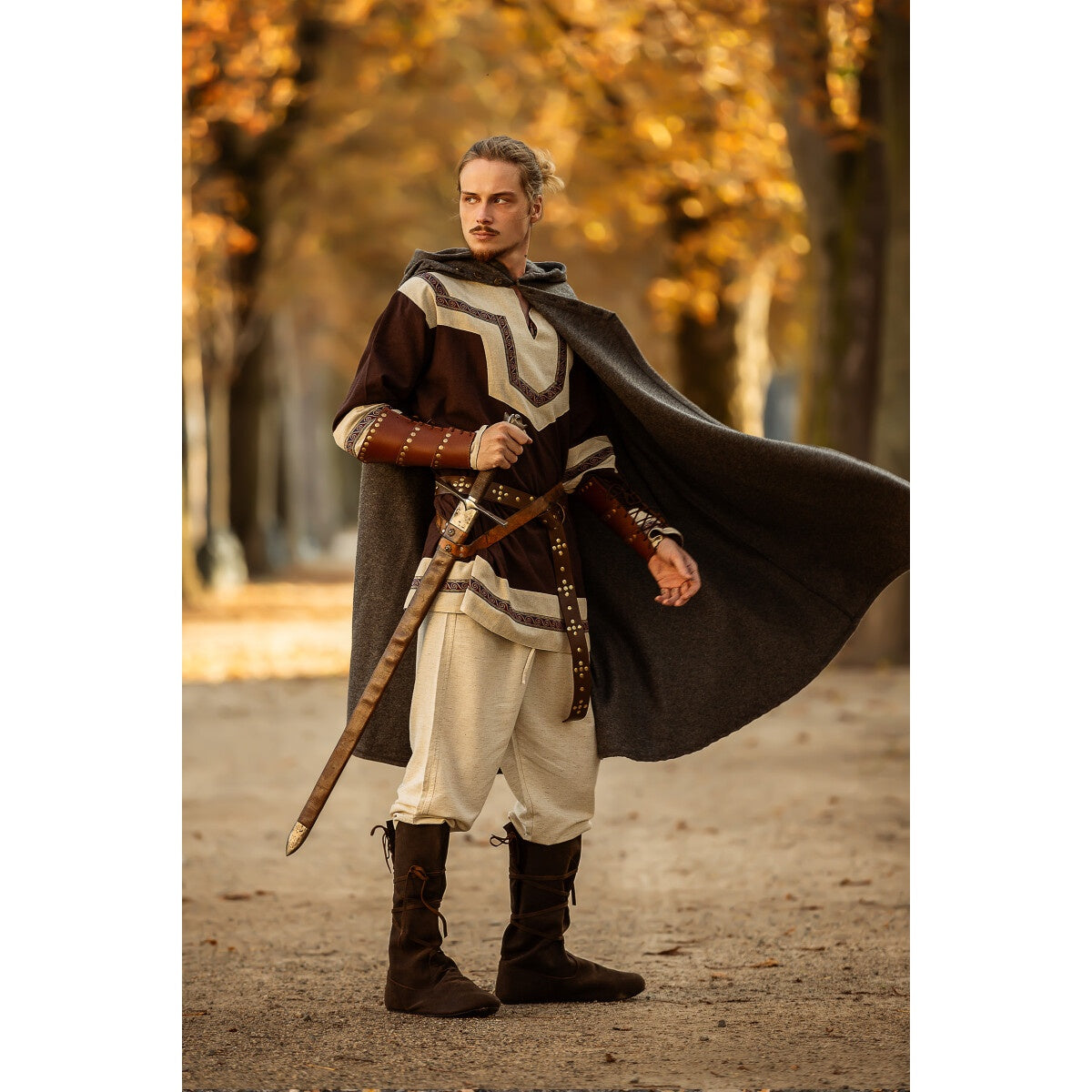 Product image Medieval Celtic Tunic Aidan dark brown-beige
