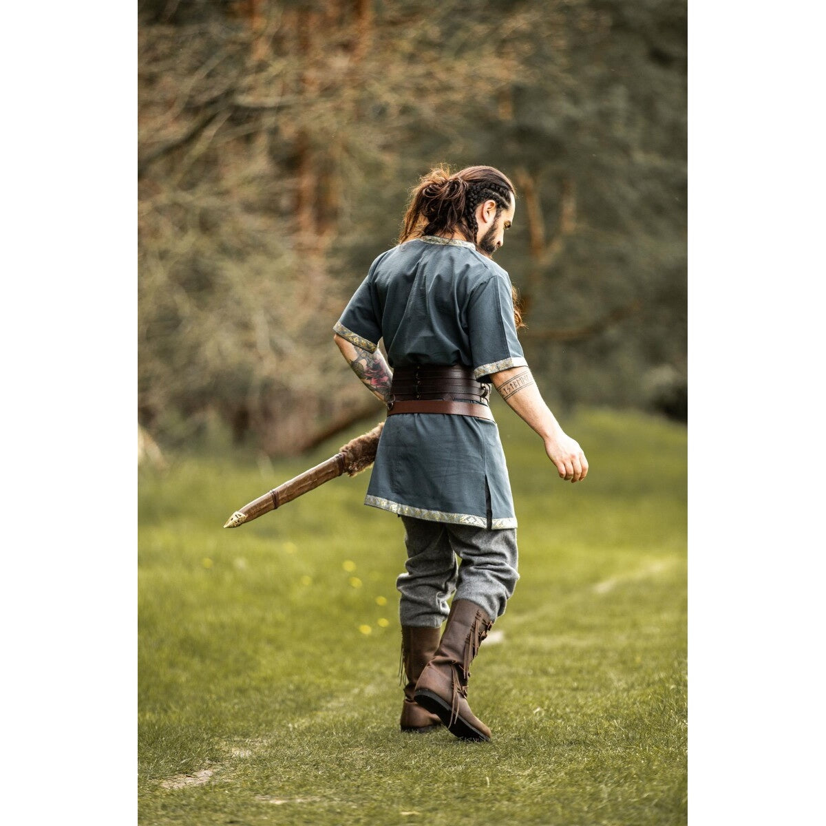 Product image Medieval Short-Sleeve Tunic Njal blue