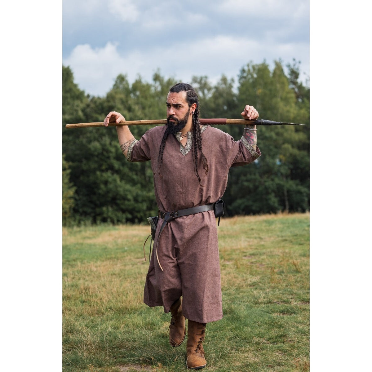 Product image Medieval Short-Sleeve Tunic Richard chestnut