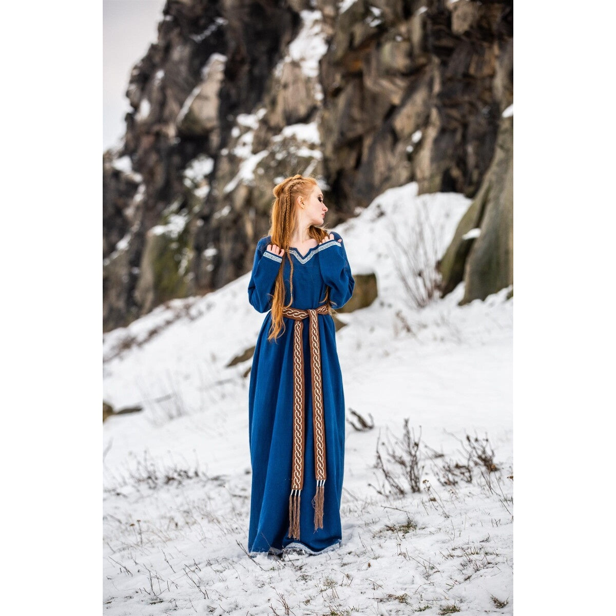Product image Medieval Viking Dress Brigida blue