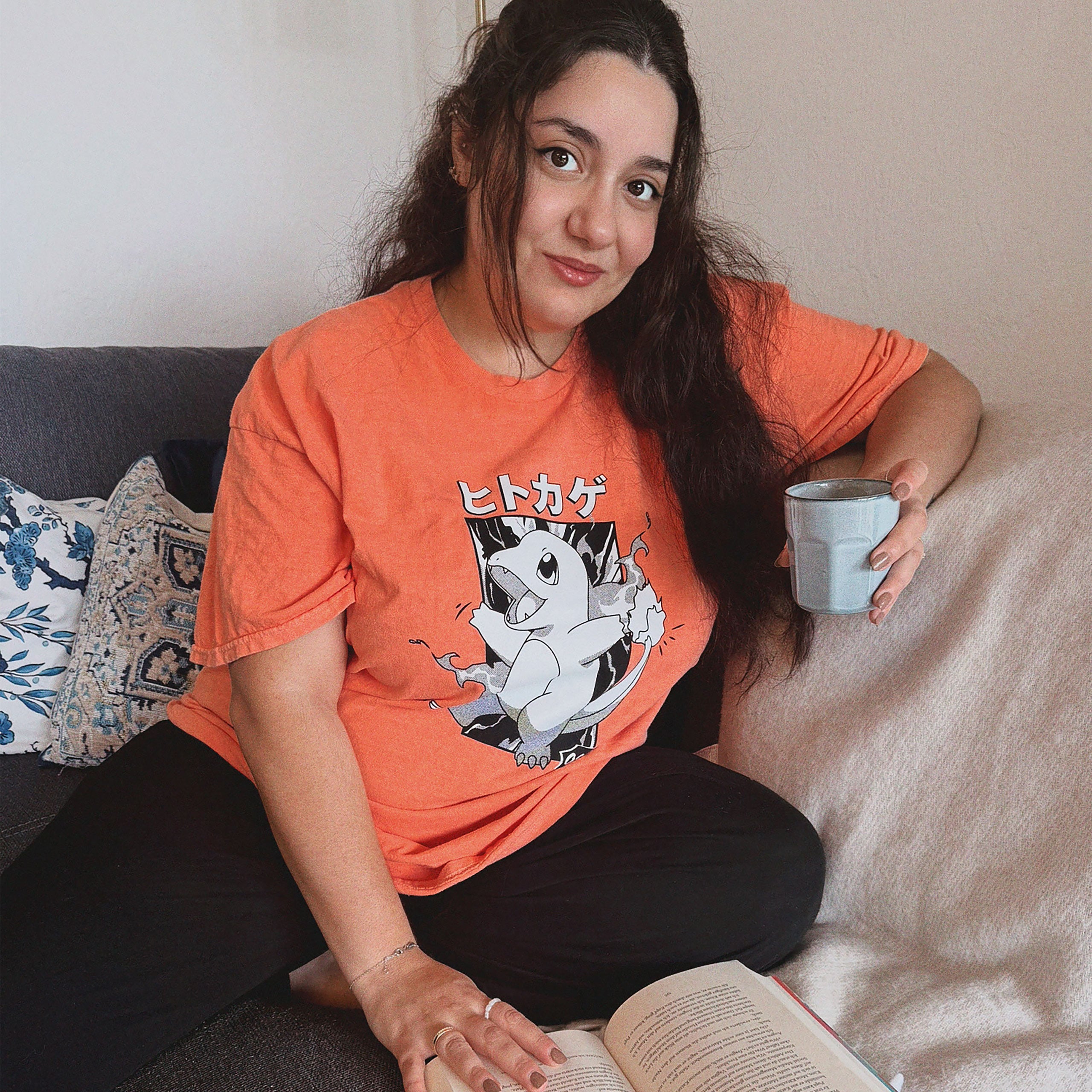 Product image Pokémon - Charmander Katakana Vintage T-Shirt