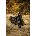 Product image Medieval Linen Cloak Mimir green
