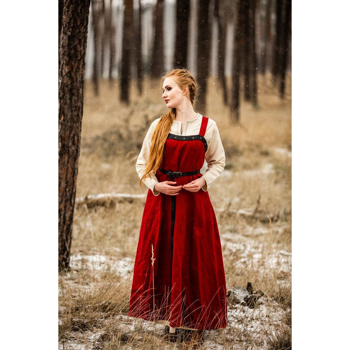 Product image Medieval Viking Overdress Alena red