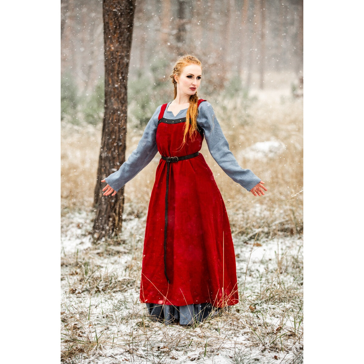 Product image Medieval Viking Overdress Alena red