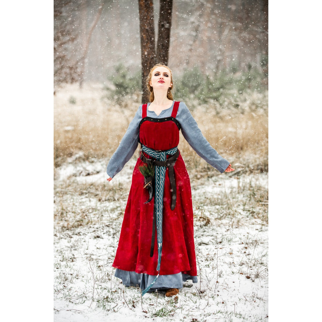 Product image Medieval Viking Overdress Alena red