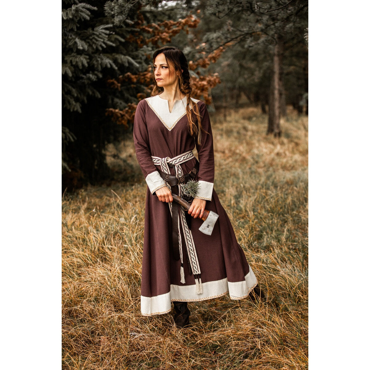 Product image Medieval Dress Jorunn brown-beige