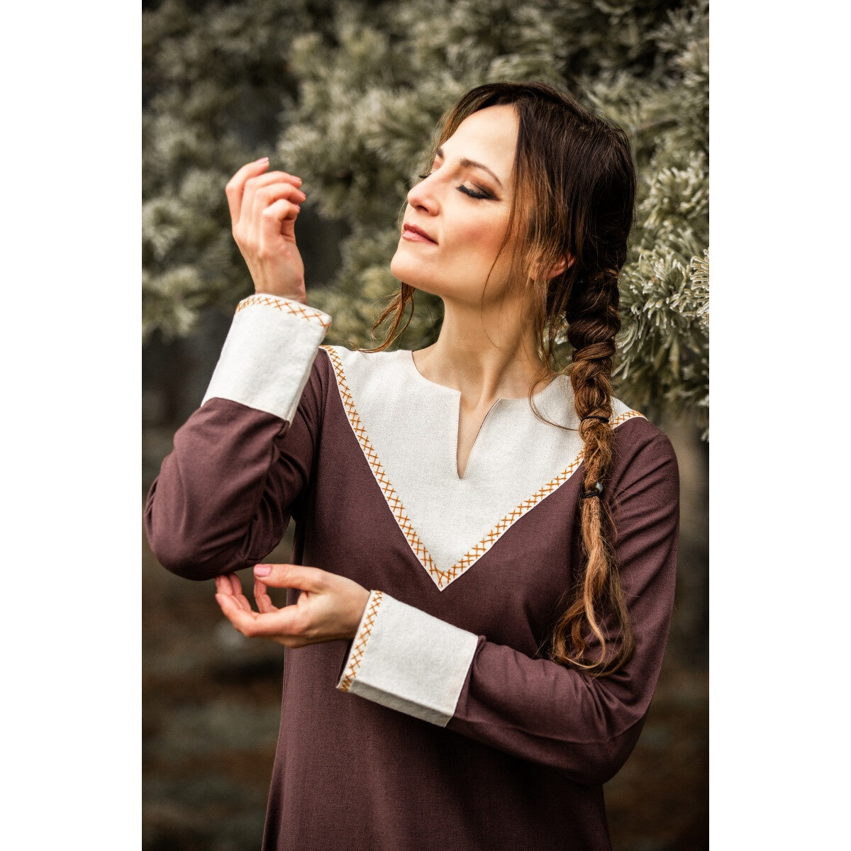 Product image Medieval Dress Jorunn brown-beige