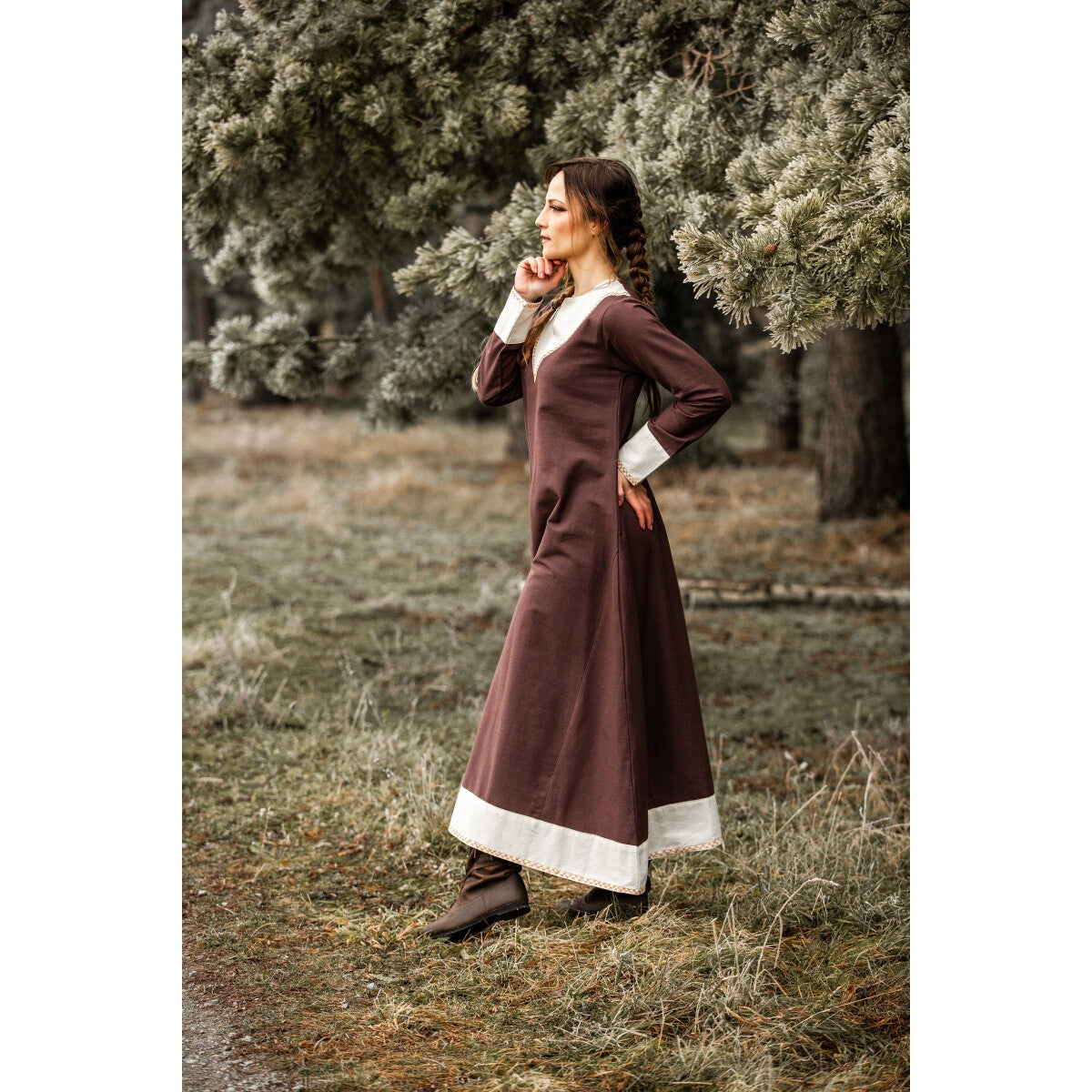 Product image Medieval Dress Jorunn brown-beige
