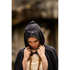 Product image Medieval Cloak with Embroidery Erna black