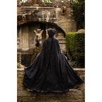 Product image Medieval Cloak with Embroidery Erna black