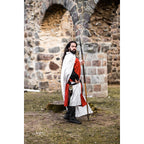 Product image Medieval Cloak of the Templar Knight Arnulf white-red