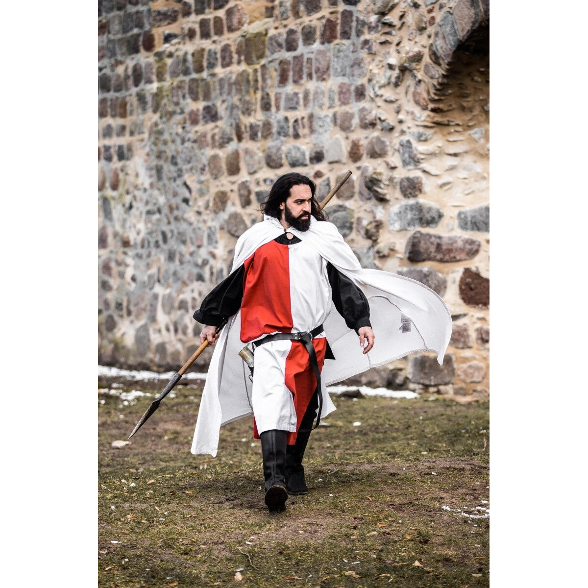Product image Medieval Cloak of the Templar Knight Arnulf white-red