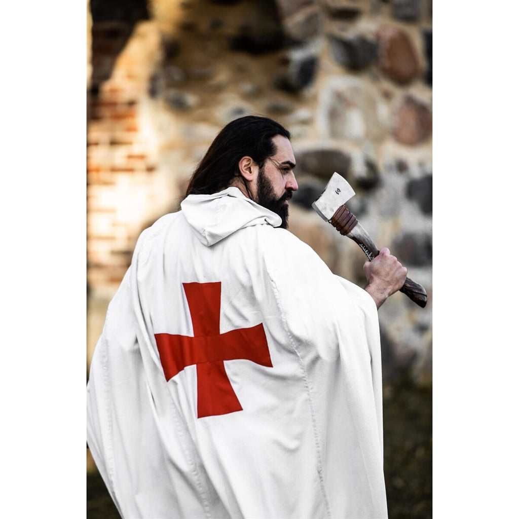 Product image Medieval Cloak of the Templar Knight Arnulf white-red