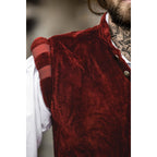 Product image Medieval Noble Velvet Doublet Pierre red