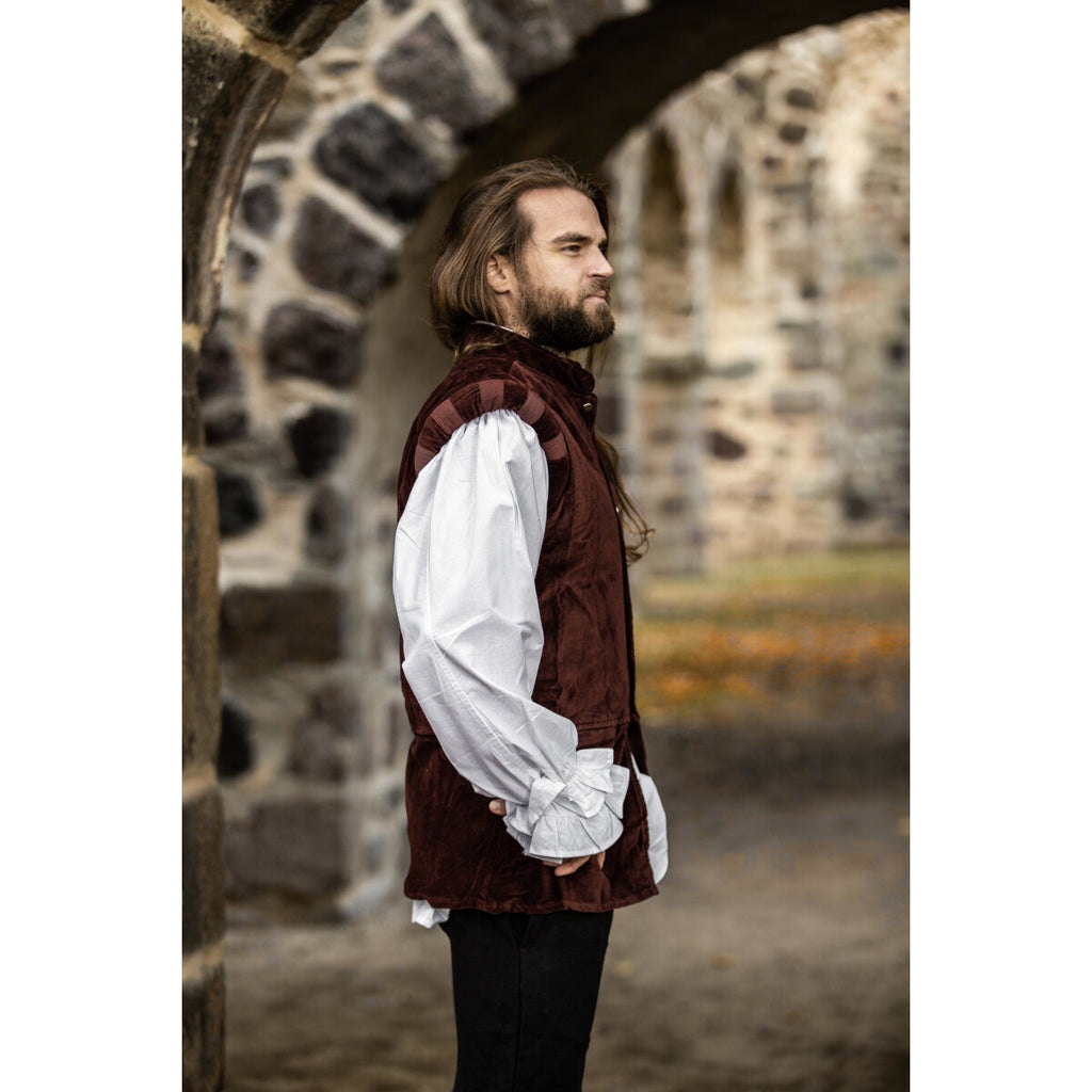 Product image Medieval Noble Velvet Doublet Pierre red