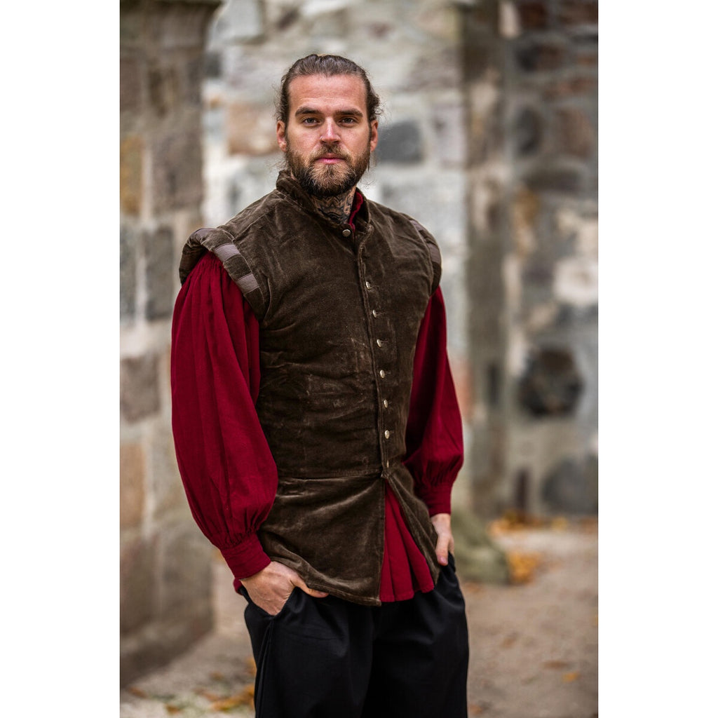 Product image Medieval Noble Velvet Doublet Pierre brown