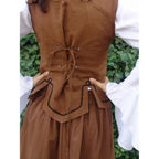 Product image Medieval Bodice Vest Selma tobacco brown