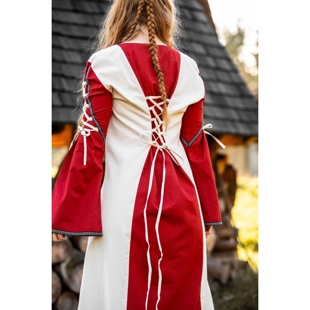 Product image Medieval Dress Amalia beige-red