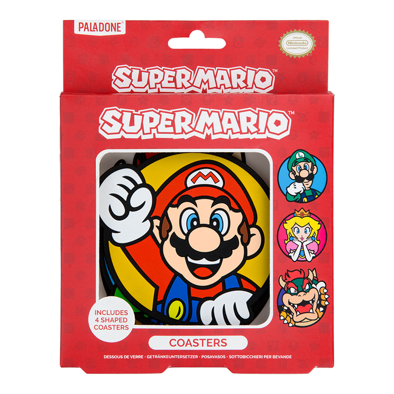 Product image Super Mario - Characters Coaster Set of 4