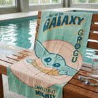 Product image Grogu Cutest in the Galaxy Beach Towel - Star Wars The Mandalorian