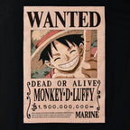 Product image One Piece - Luffy Wanted T-Shirt black