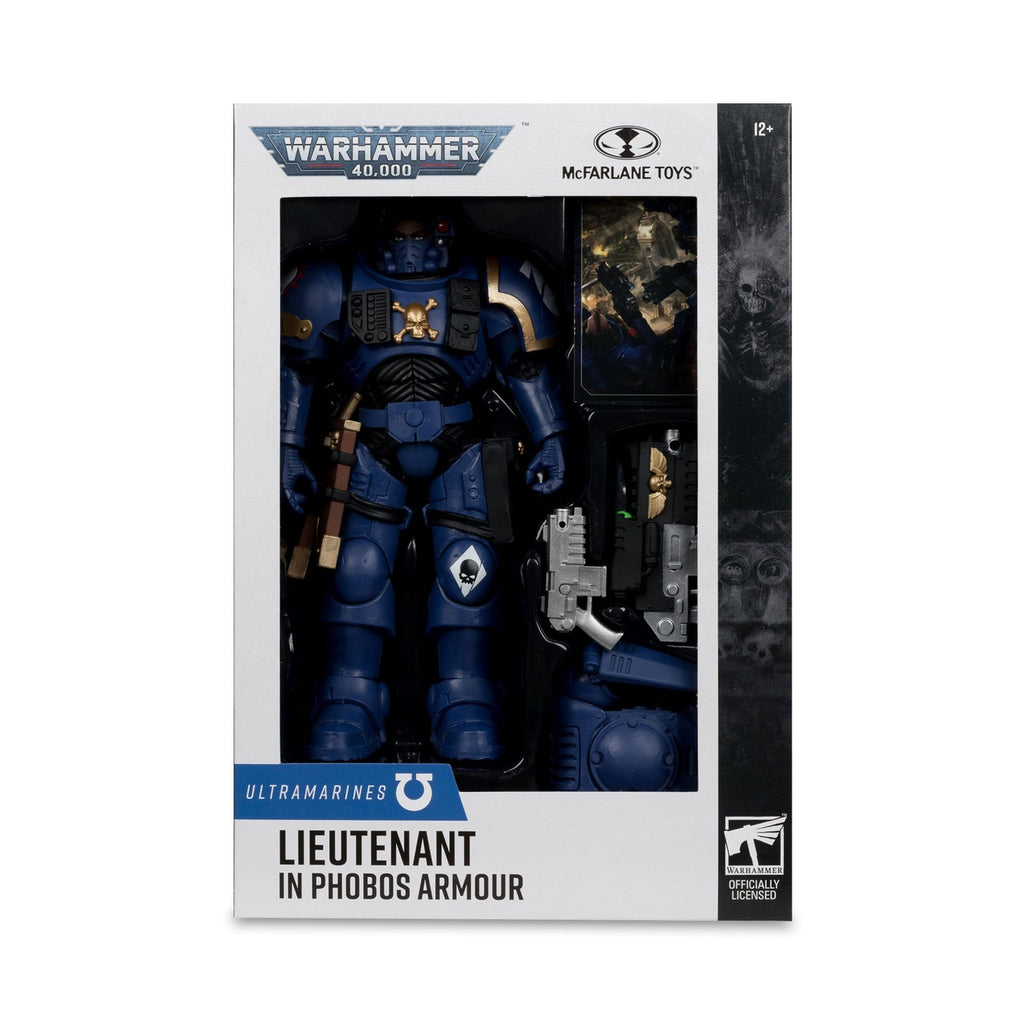 Product image Warhammer 40k - Lieutenant in Phobos Armor (Ultramarines) Action Figure 18cm