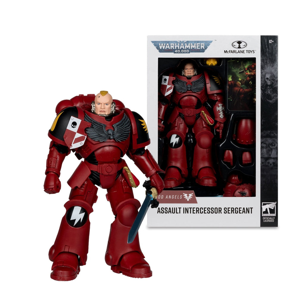Product image Warhammer 40k - Assault Intercessor Sergeant (Blood Angel) Action Figure 18cm