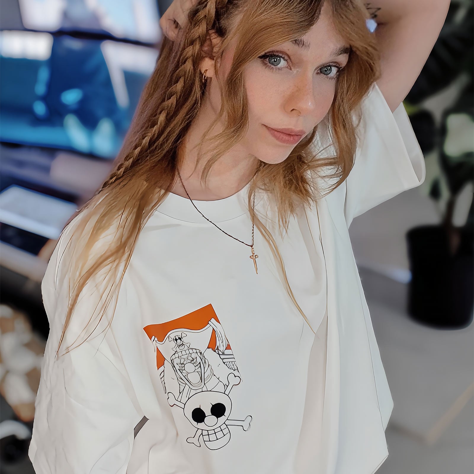 Product image One Piece - Buggy Oversize T-Shirt White