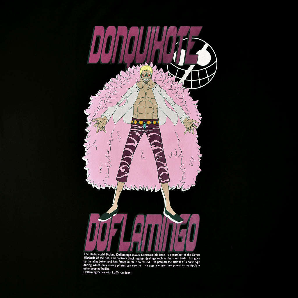 Product image One Piece - Don Quixote Doflamingo Oversize T-Shirt Black