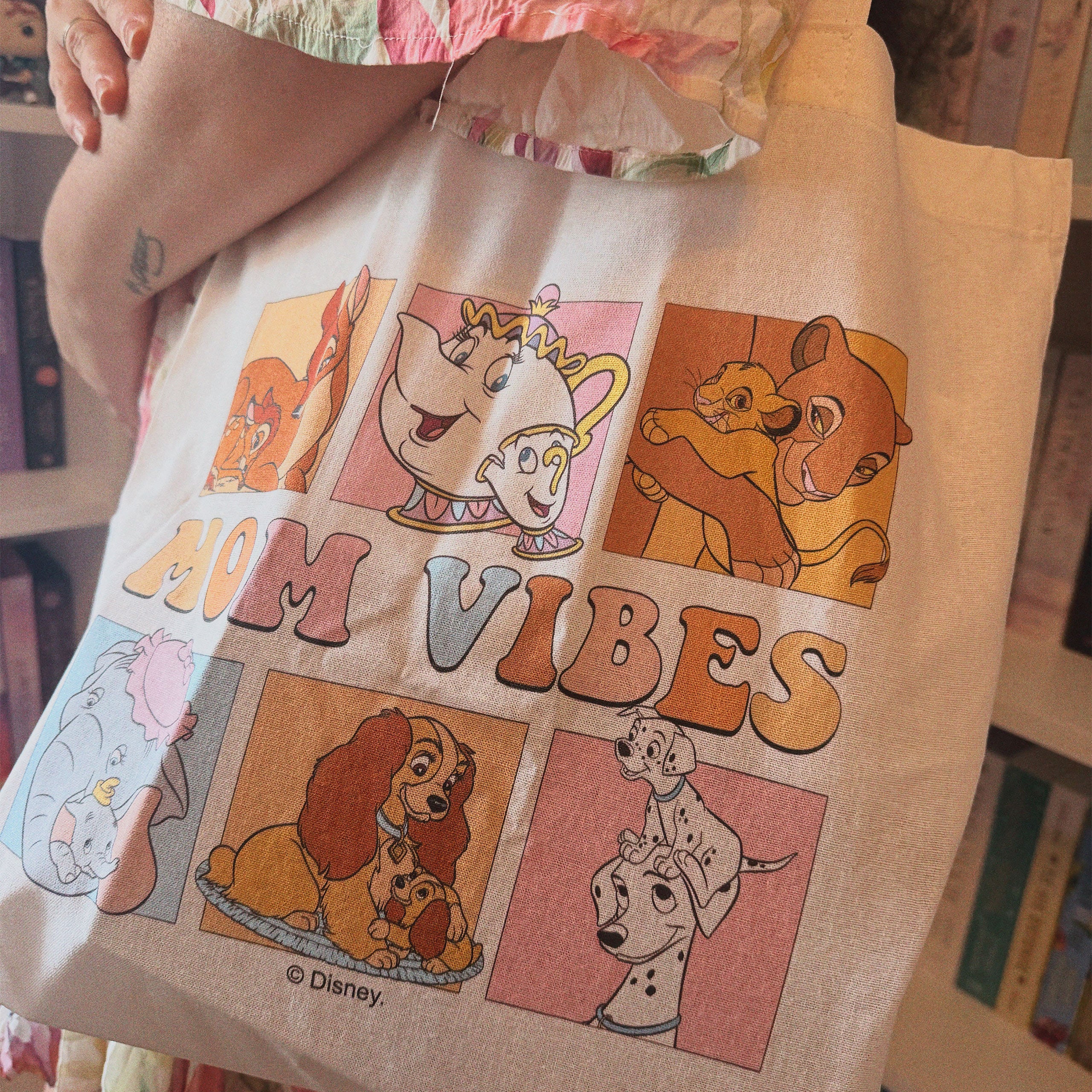 Product image Mom Vibes - Disney Cotton Tote Bag White