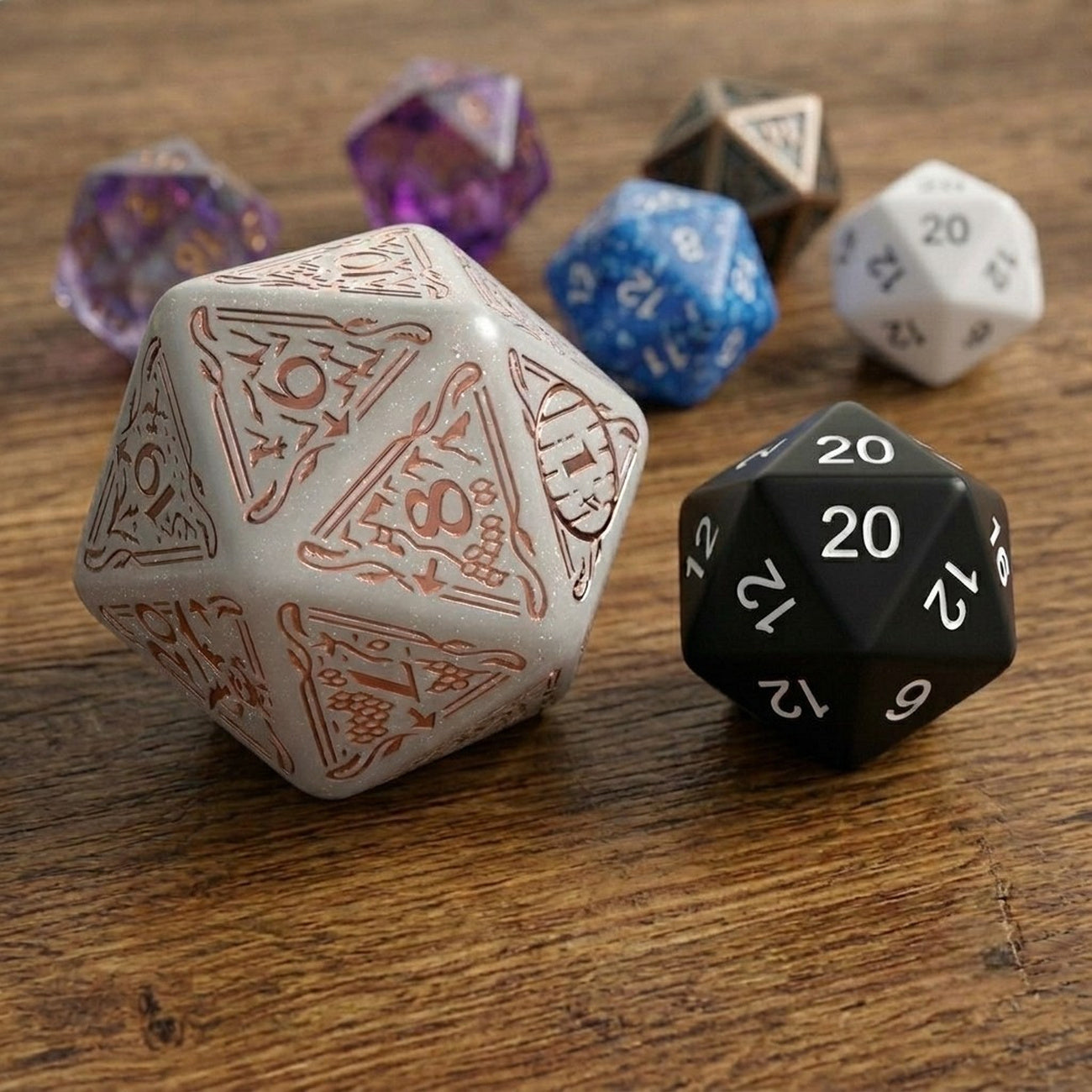 Product image The Hobbit - D20 Radiant TCG D20 Jumbo Dice