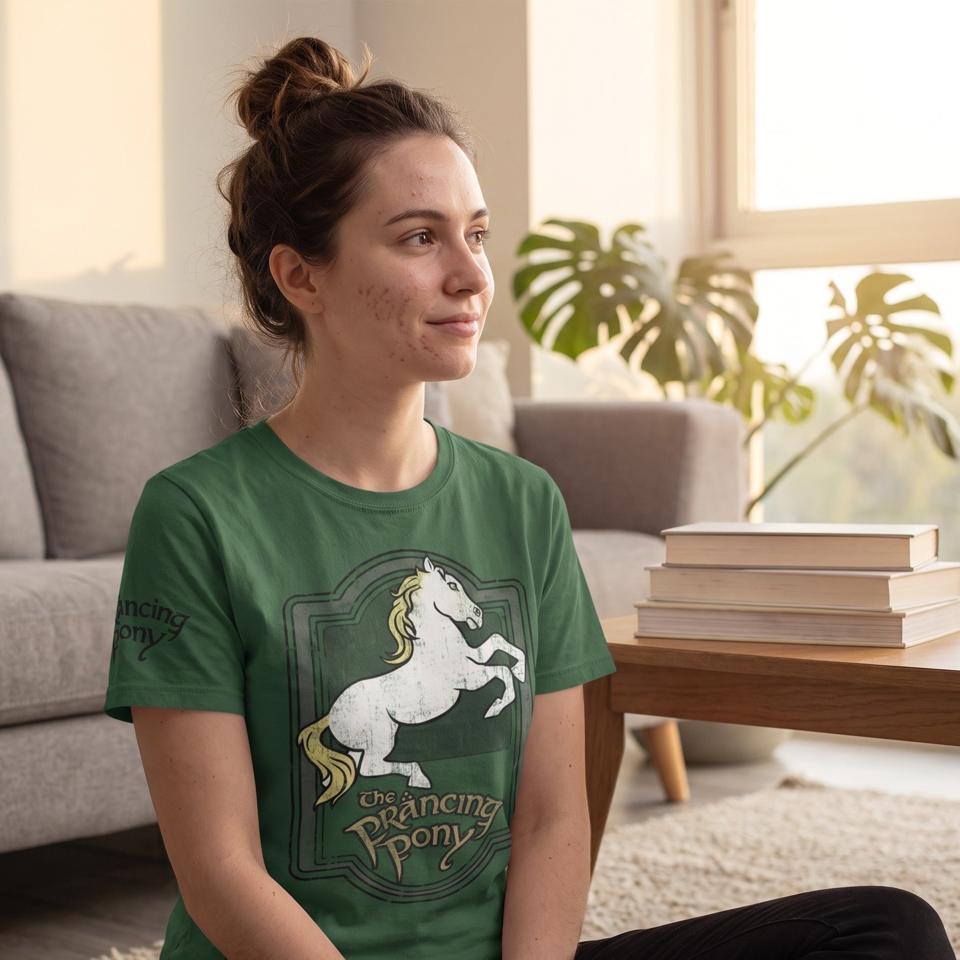 Product image The Lord of the Rings - The Prancing Pony Logo T-Shirt green