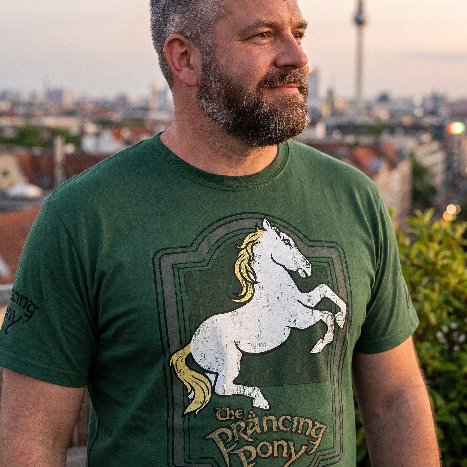 Product image The Lord of the Rings - The Prancing Pony Logo T-Shirt green
