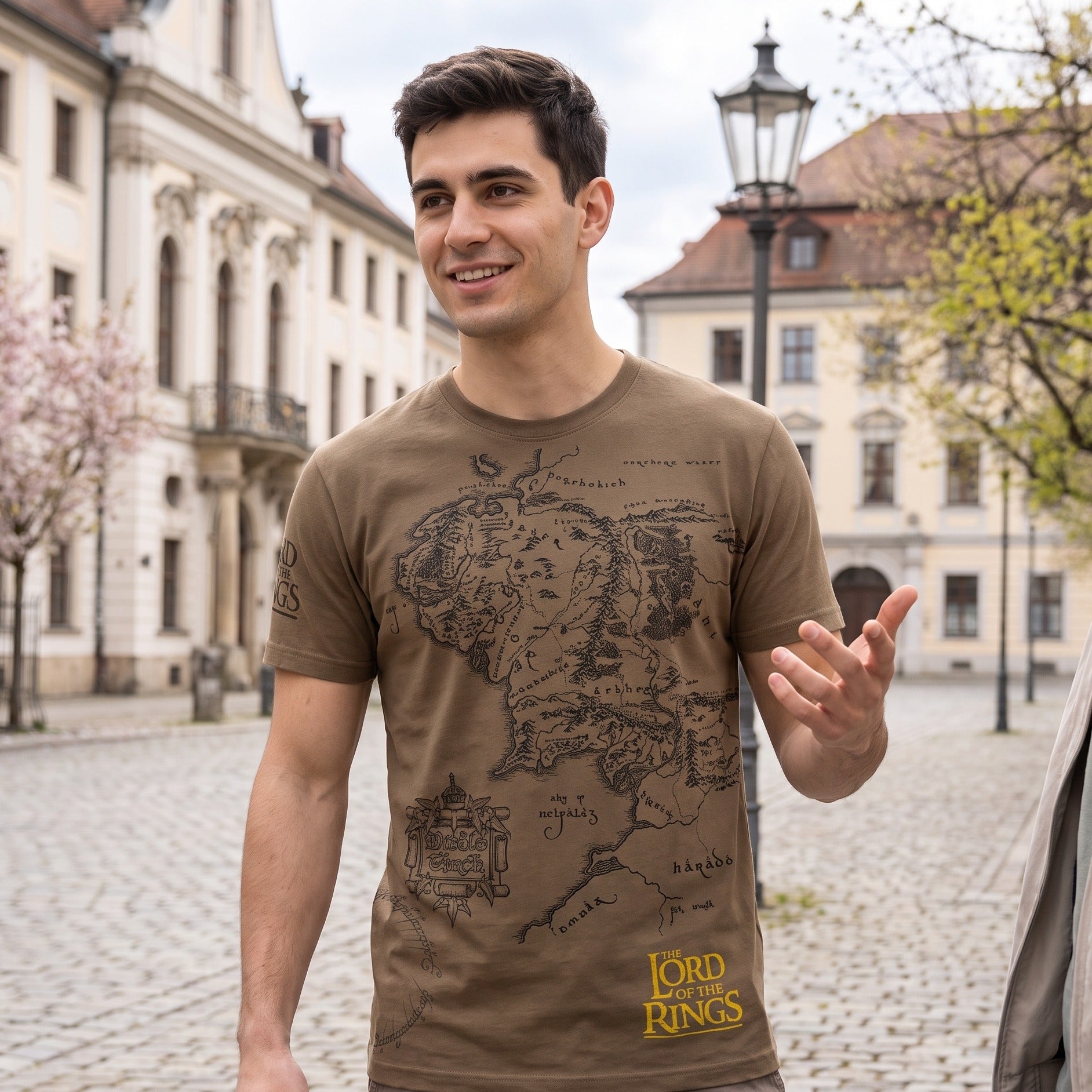 Product image The Lord of the Rings - Middle-earth Map T-Shirt brown