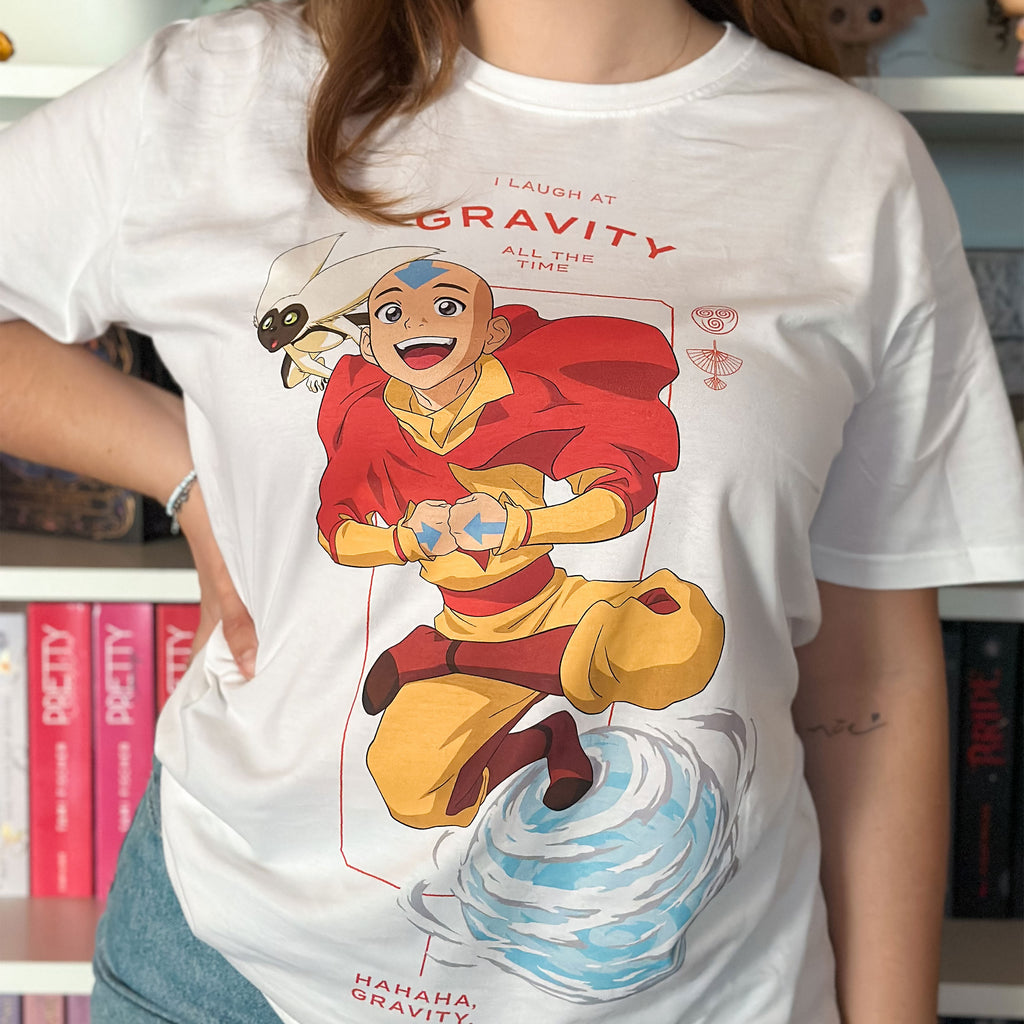 Product image Avatar – Aang Laugh at Gravity T-Shirt white