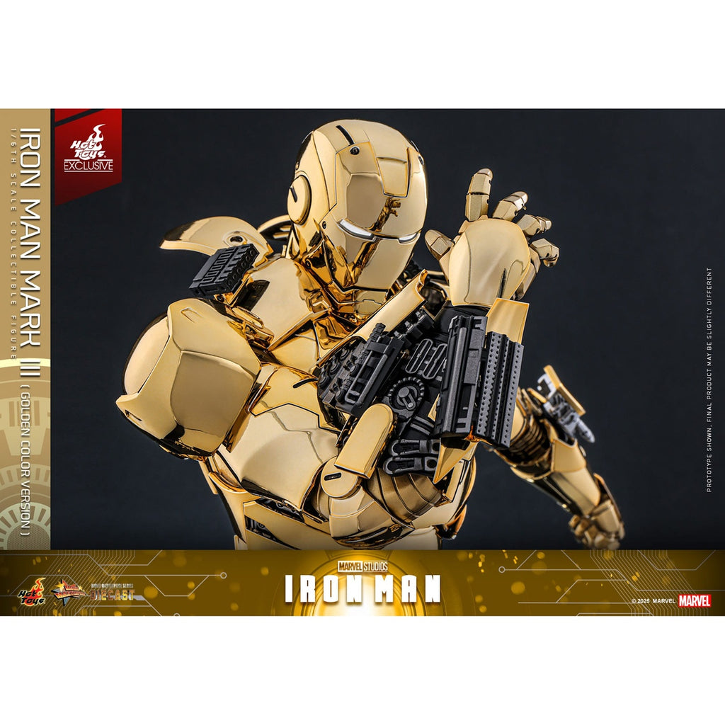 Product image Iron Man - Iron Mark III Masterpiece Action Figure 1:6 Gold Color Version Exclusive
