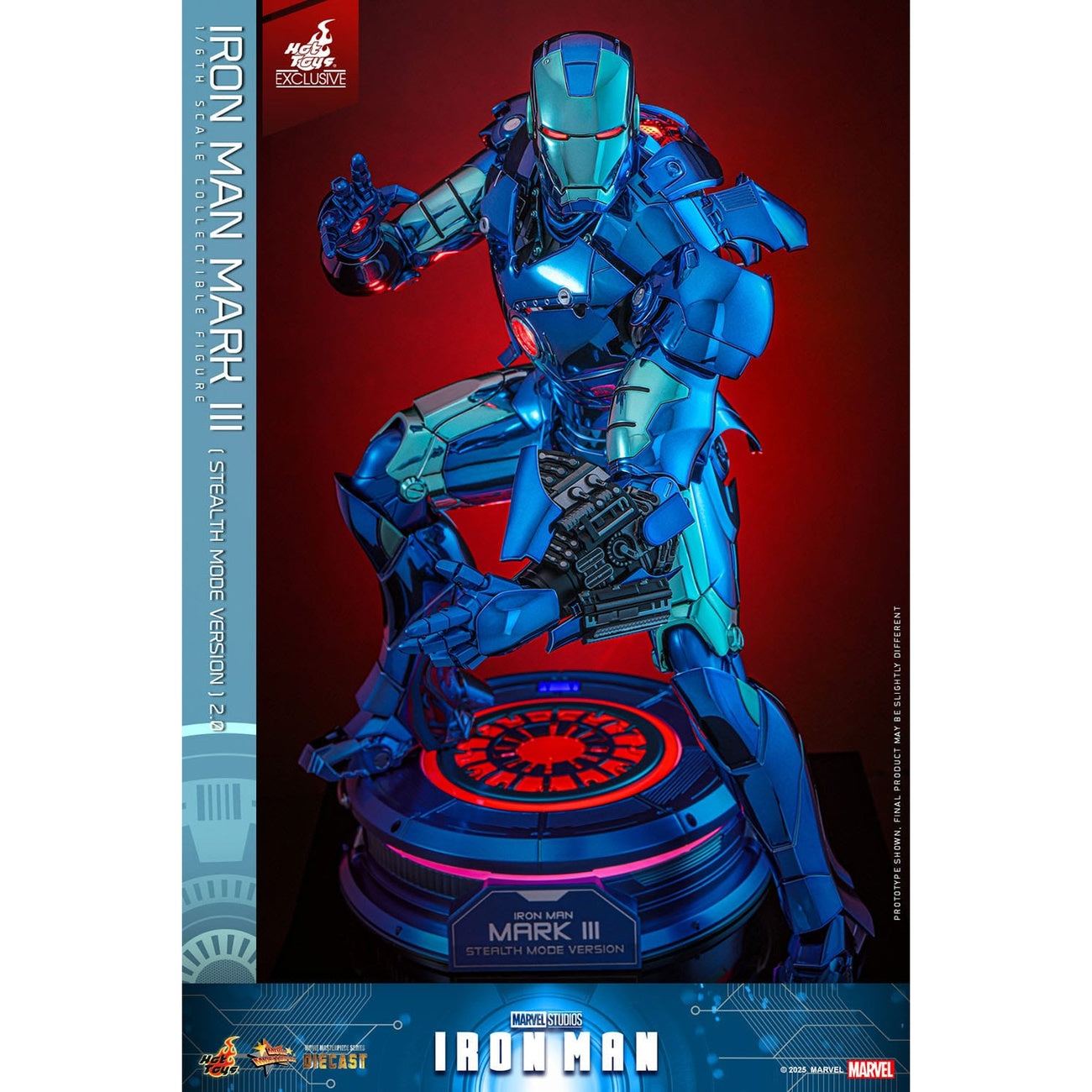Product image Iron Man - Iron Man Mark III Masterpiece 1:6 Action Figure Stealth Mode Version Exclusive