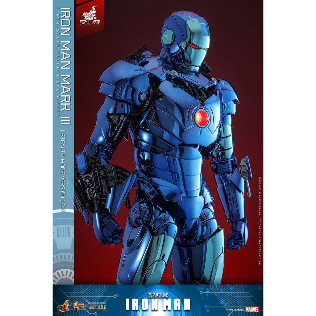 Product image Iron Man - Iron Man Mark III Masterpiece 1:6 Action Figure Stealth Mode Version Exclusive