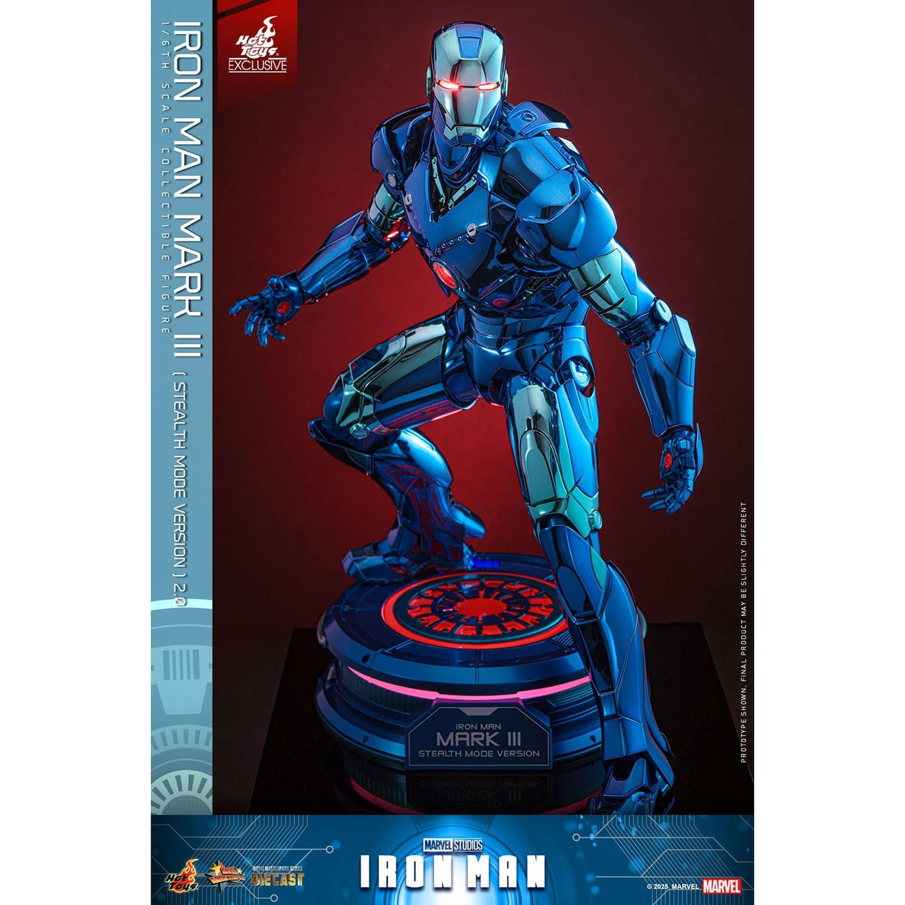 Product image Iron Man - Iron Man Mark III Masterpiece 1:6 Action Figure Stealth Mode Version Exclusive