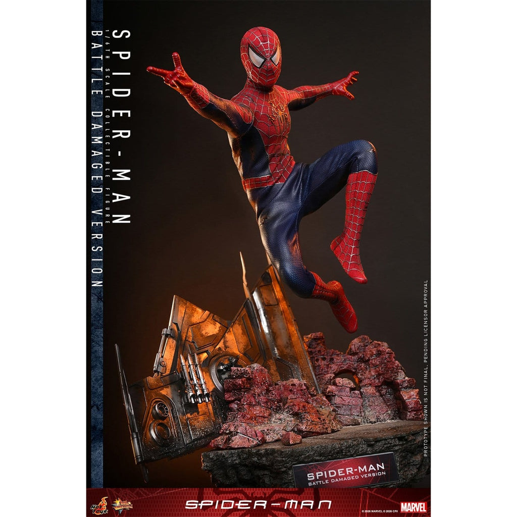 Product image Marvel - Spider-Man Masterpiece 1:6 Scale Action Figure Battle Damaged Version