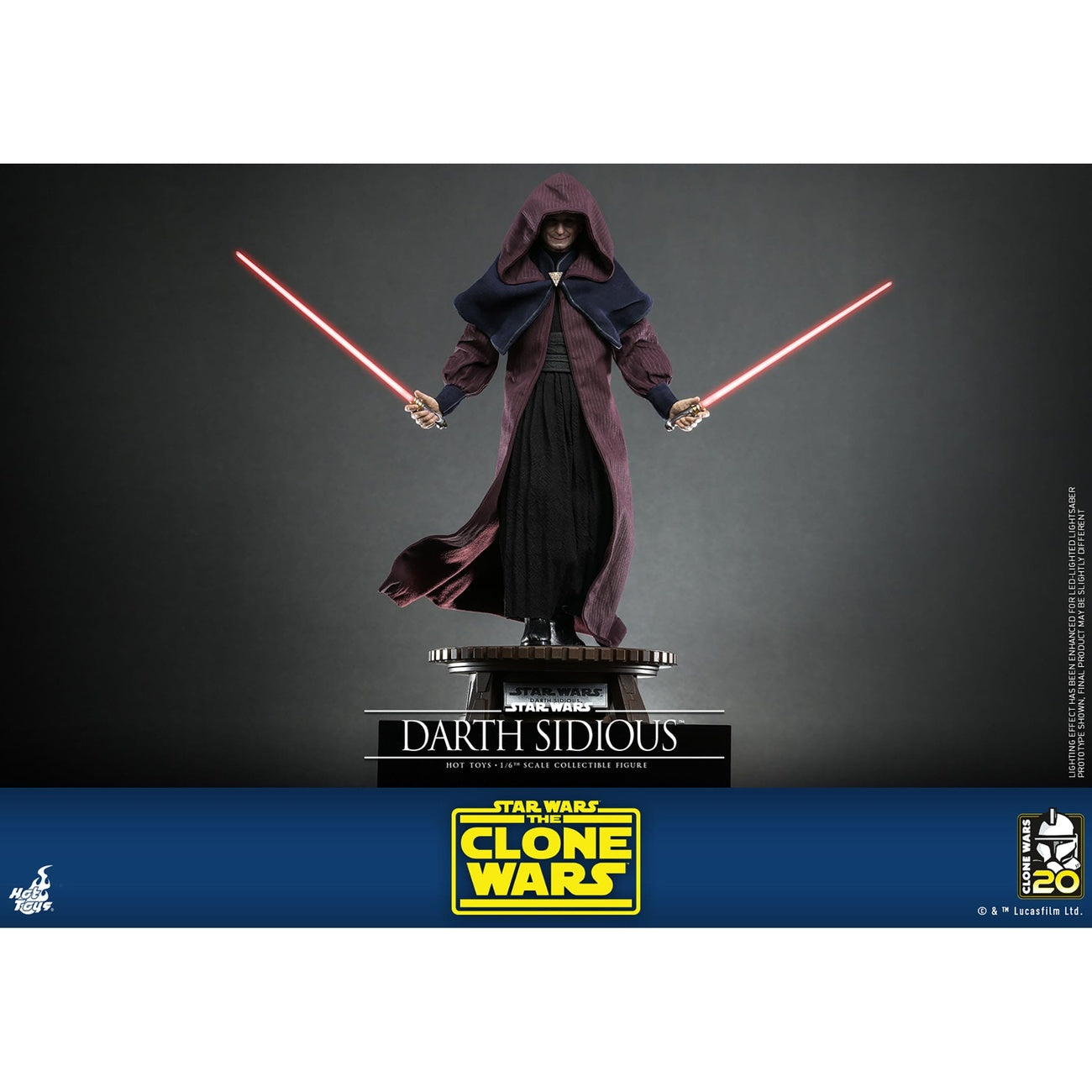 Product image Star Wars: The Clone Wars - Darth Sidious Action Figure 1:6