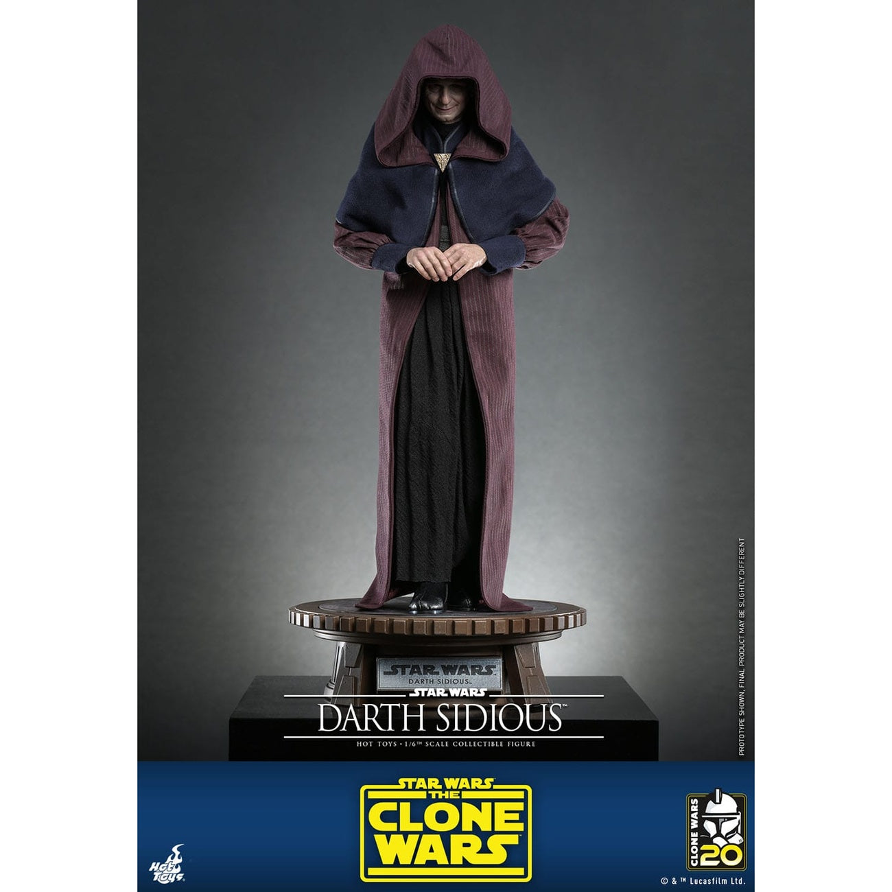 Product image Star Wars: The Clone Wars - Darth Sidious Action Figure 1:6