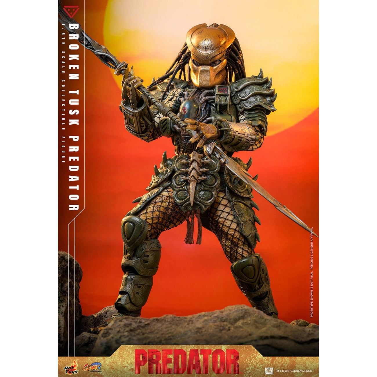 Product image Alien vs. Predator - Broken Tusk Predator Masterpiece 1:6 Action Figure