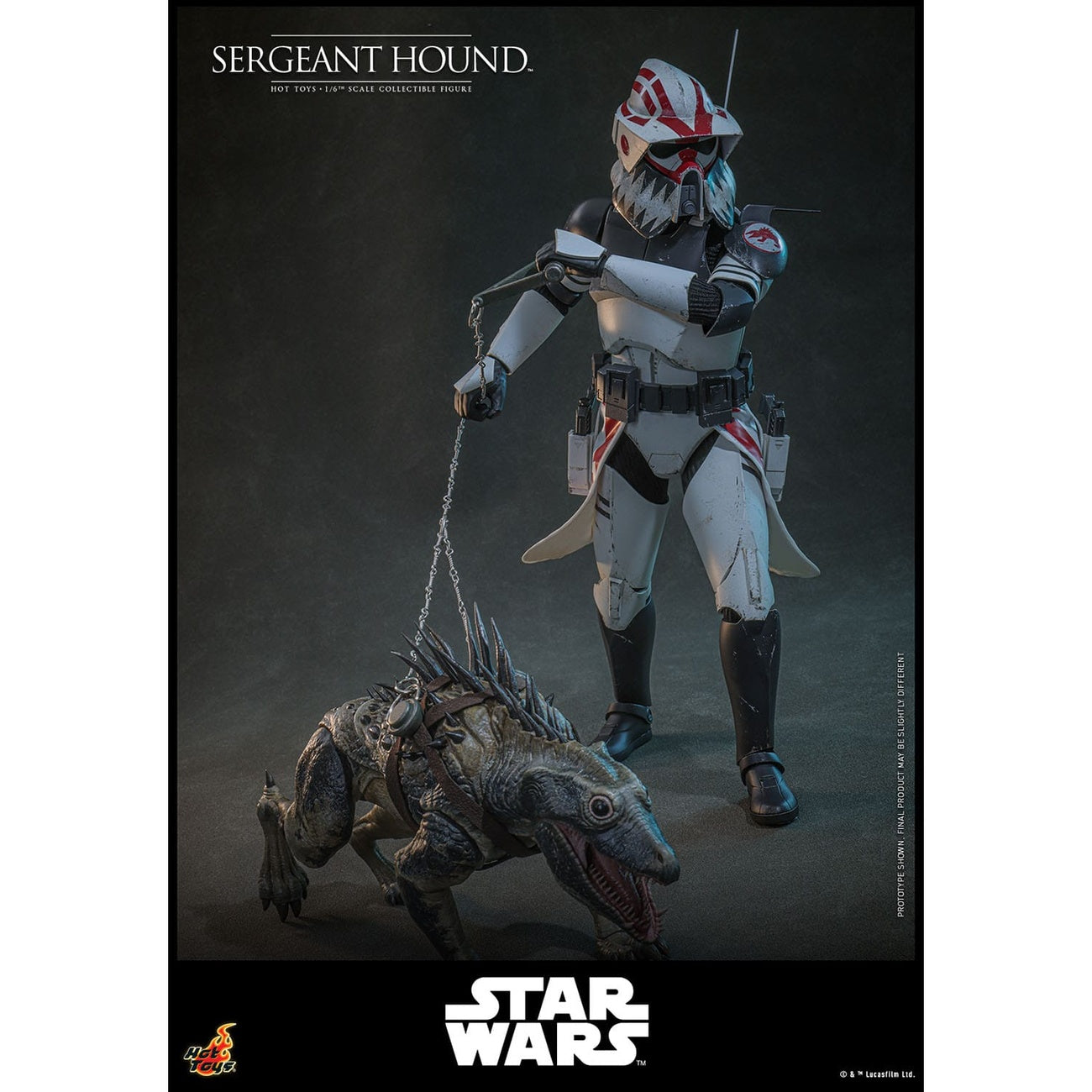 Product image Star Wars: The Clone Wars - Sergeant Hound 1:6 Scale Action Figure