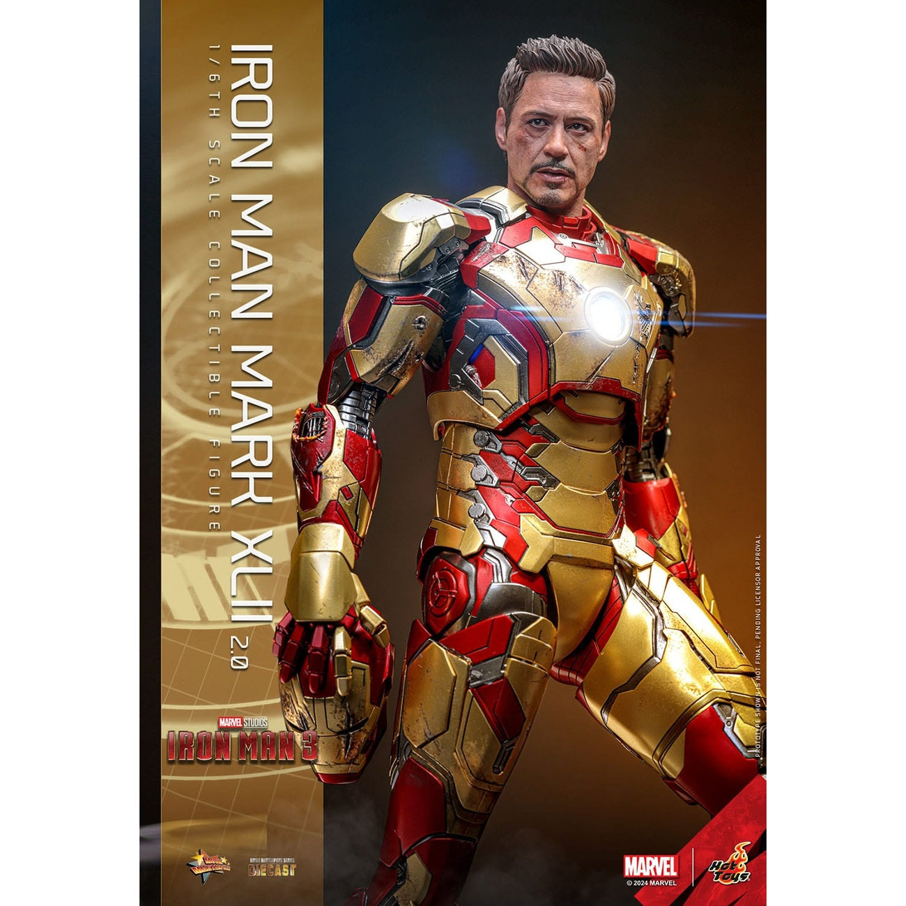 Product image Iron Man 3 - Iron Man Mark XLII Masterpiece Diecast 1:6 Deluxe Action Figure