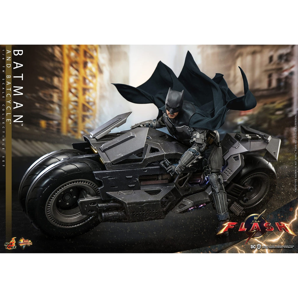 Product image The Flash – Batman & Batcycle Masterpiece 1:6 Action Figure Set
